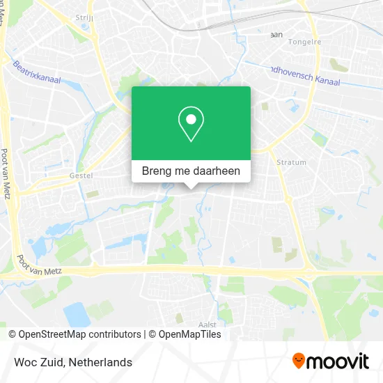 Woc Zuid kaart