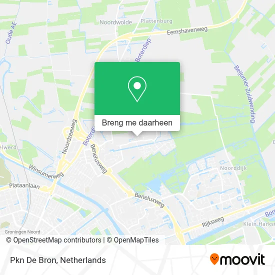 Pkn De Bron kaart