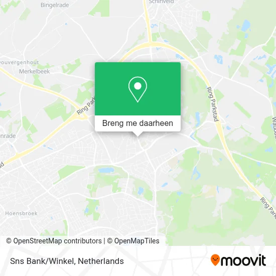 Sns Bank/Winkel kaart
