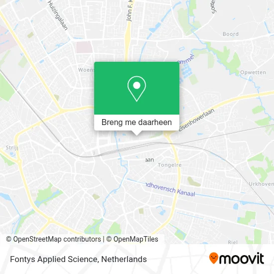 Fontys Applied Science kaart