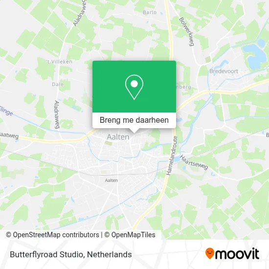 Butterflyroad Studio kaart