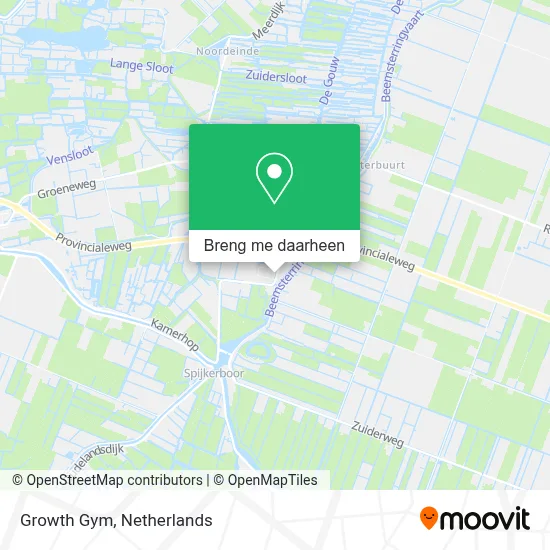 Growth Gym kaart