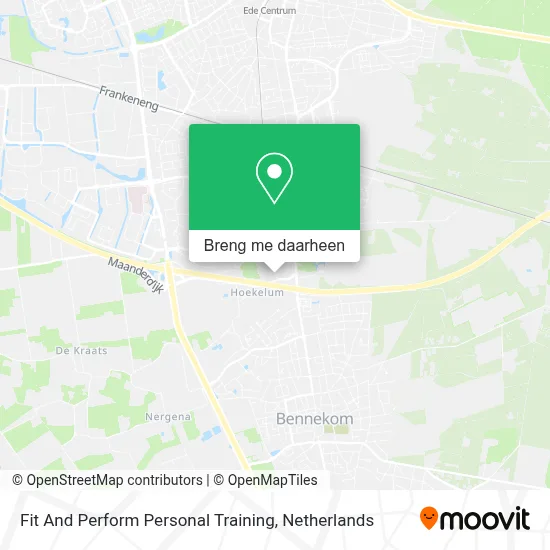 Fit And Perform Personal Training kaart