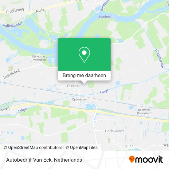 Autobedrijf Van Eck kaart