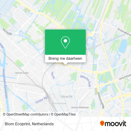 Blom Ecoprint kaart