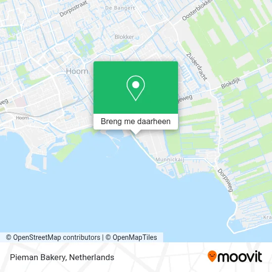 Pieman Bakery kaart