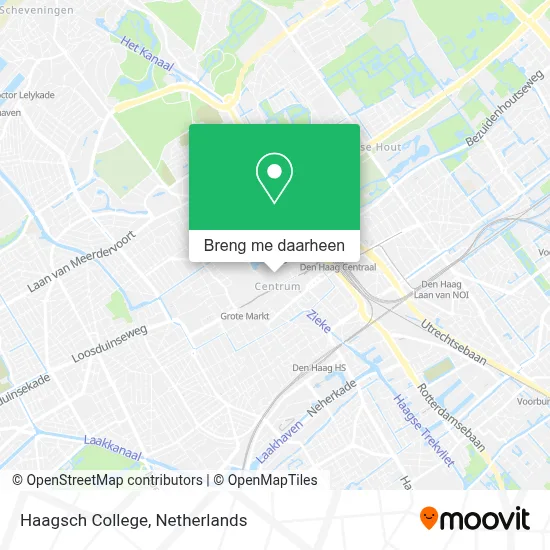 Haagsch College kaart