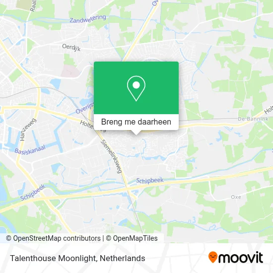Talenthouse Moonlight kaart
