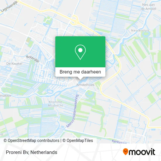 Proreni Bv kaart
