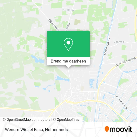 Wenum Wiesel Esso kaart