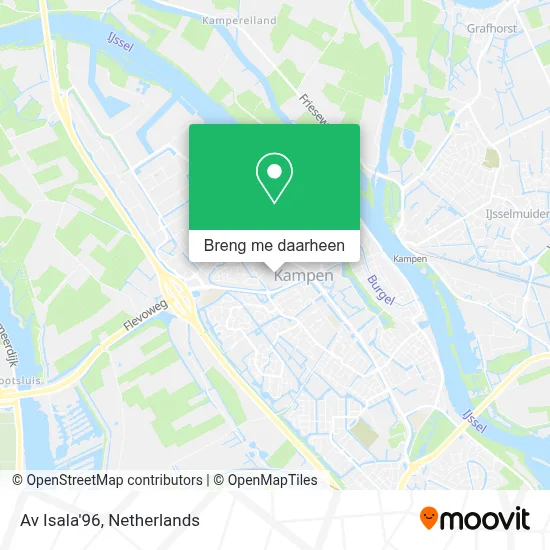 Av Isala'96 kaart