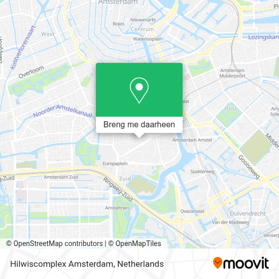 Hilwiscomplex Amsterdam kaart