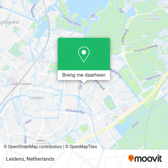 Leidens kaart