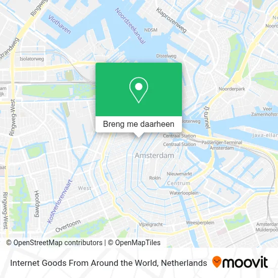 Internet Goods From Around the World kaart
