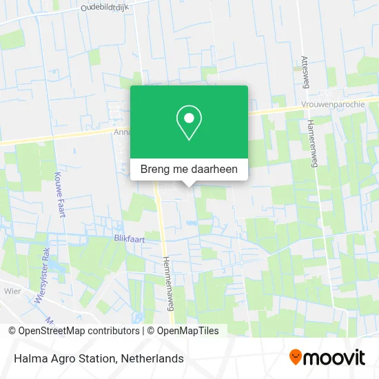 Halma Agro Station kaart