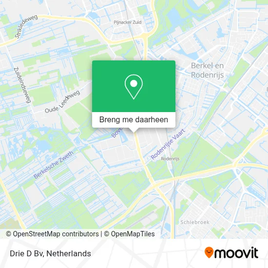 Drie D Bv kaart