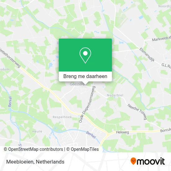 Meebloeien kaart