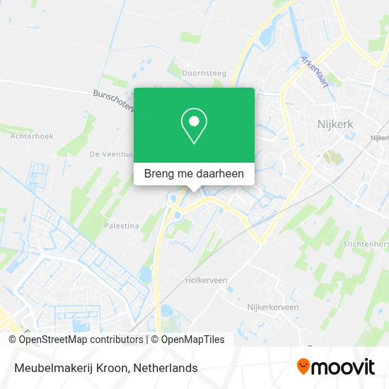 Meubelmakerij Kroon kaart