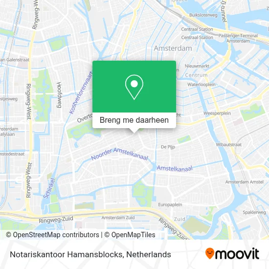 Notariskantoor Hamansblocks kaart