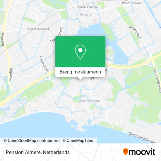 Pension Almere kaart