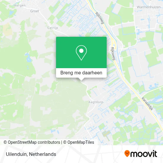 Uilenduin kaart