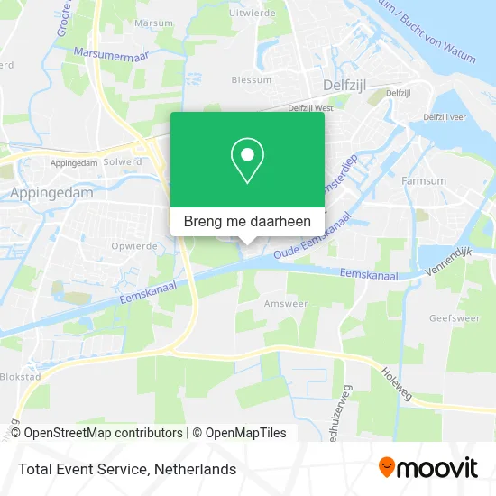 Total Event Service kaart
