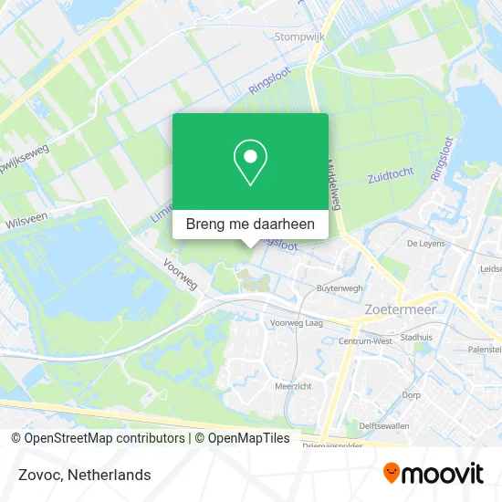 Zovoc kaart