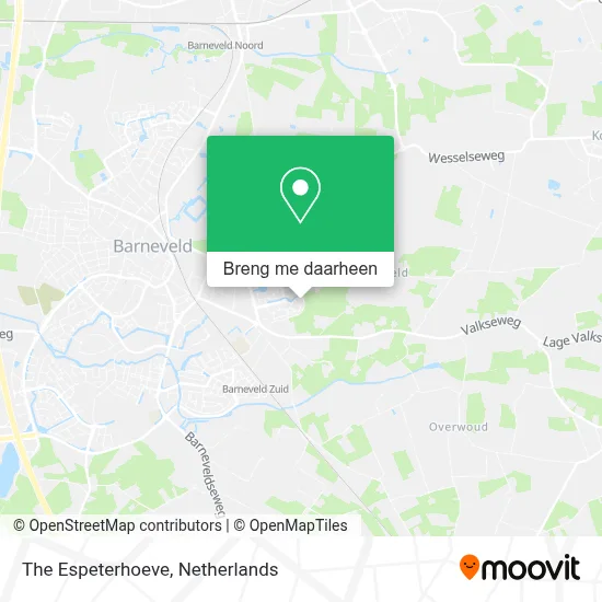 The Espeterhoeve kaart