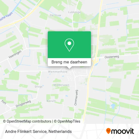 Andre Flinkert Service kaart