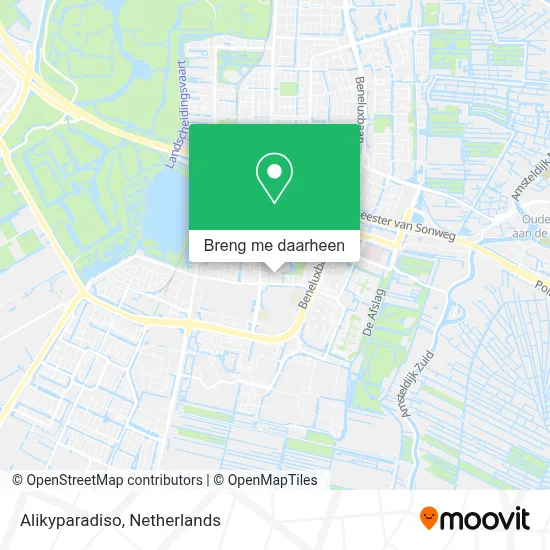 Alikyparadiso kaart