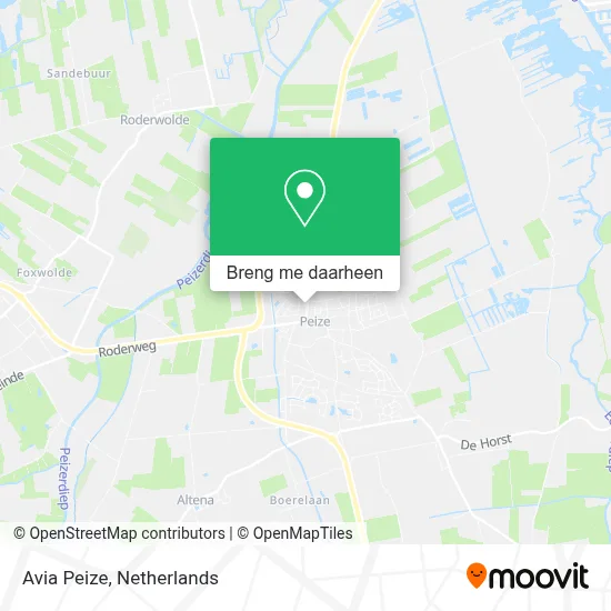 Avia Peize kaart
