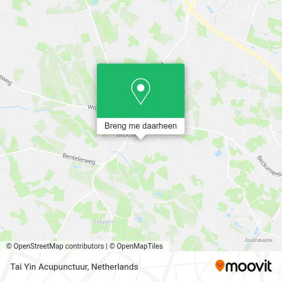 Tai Yin Acupunctuur kaart