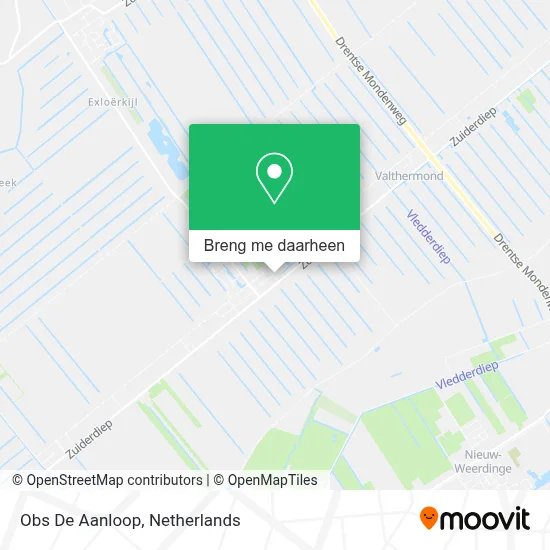 Obs De Aanloop kaart