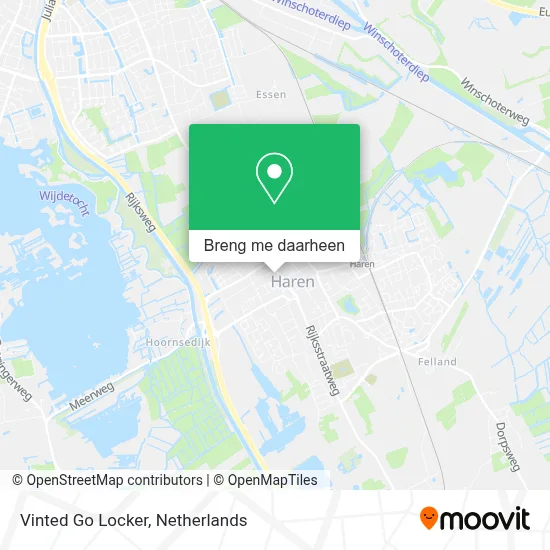 Vinted Go Locker kaart