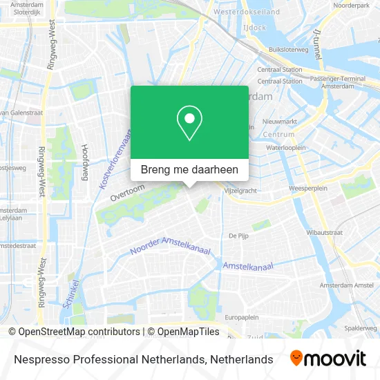 Nespresso Professional Netherlands kaart