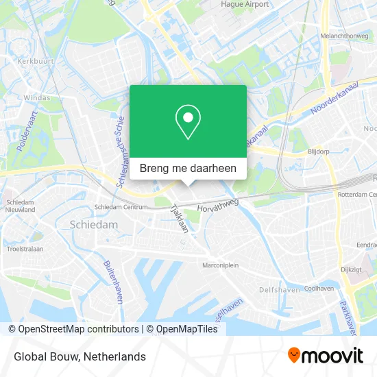 Global Bouw kaart