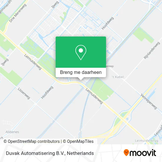 Duvak Automatisering B.V. kaart