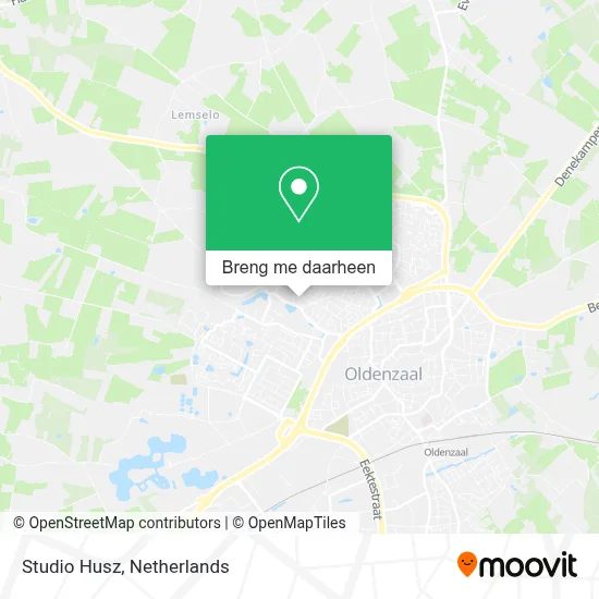 Studio Husz kaart