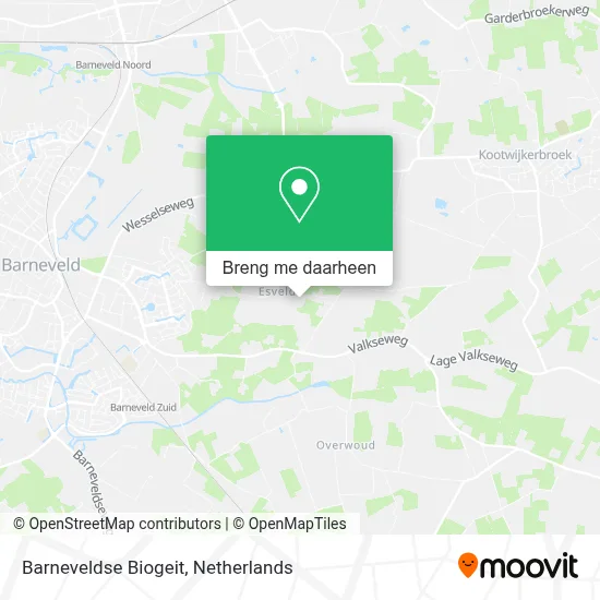 Barneveldse Biogeit kaart