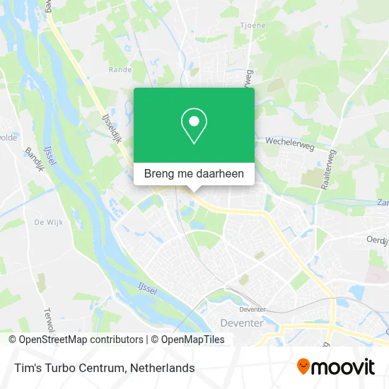 Tim's Turbo Centrum kaart