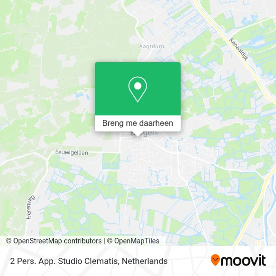 2 Pers. App. Studio Clematis kaart