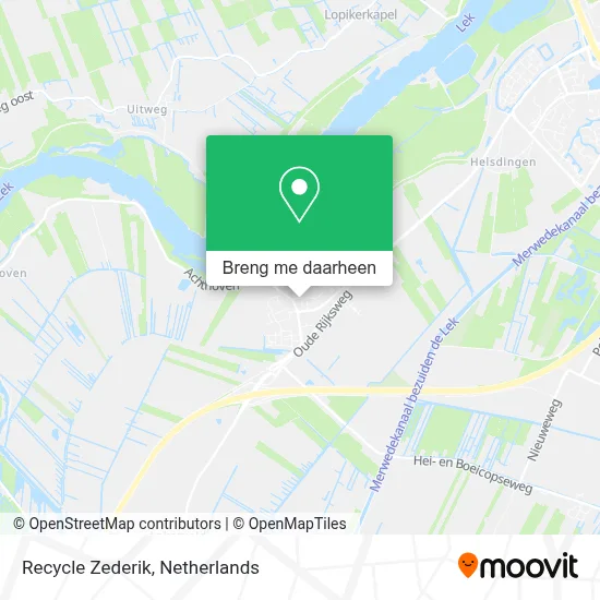 Recycle Zederik kaart
