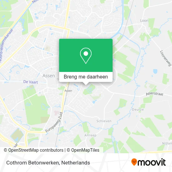 Cothrom Betonwerken kaart