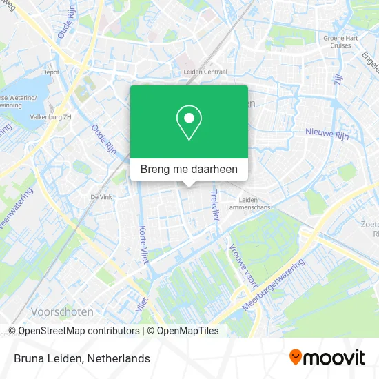 Bruna Leiden kaart