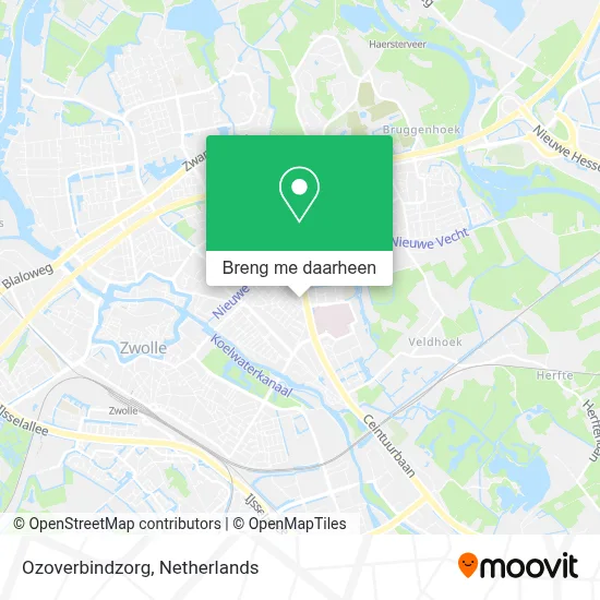 Ozoverbindzorg kaart