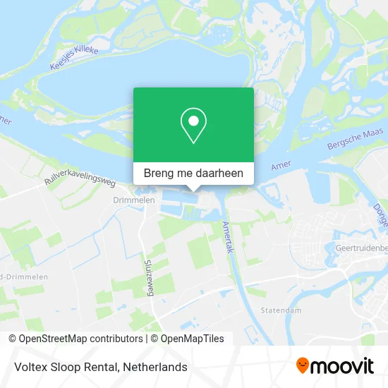 Voltex Sloop Rental kaart