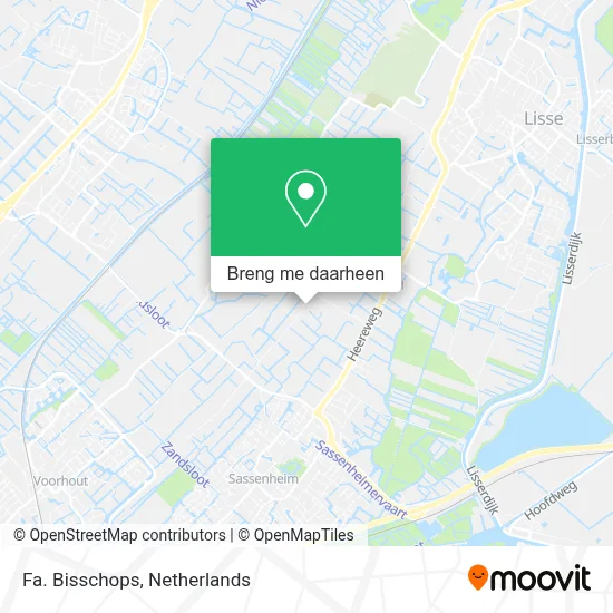 Fa. Bisschops kaart