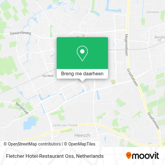 Fletcher Hotel-Restaurant Oss kaart