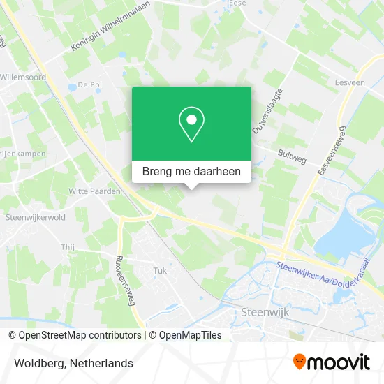 Woldberg kaart