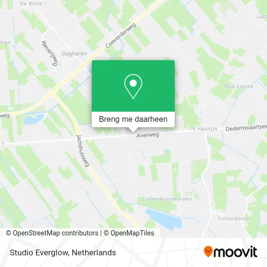 Studio Everglow kaart